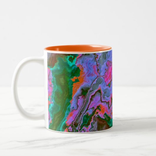 Tasse 2 Couleurs Marbre aigre (Gauche)