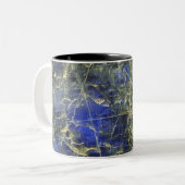 Tasse 2 Couleurs Marbre bleu (Devant gauche)