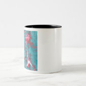 Tasse 2 Couleurs Marbre torride à Aqua (Centre)