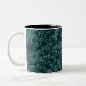 Tasse 2 Couleurs Marbre turquoise noir (Gauche)