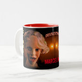 Tasse 2 Couleurs Marcelline le Mannequin Stalker ! (Devant gauche)