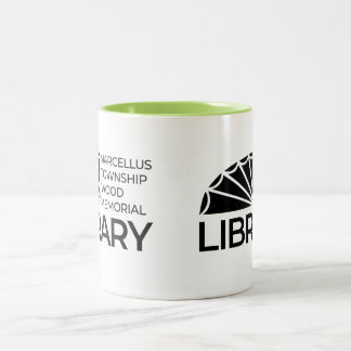 Tasse 2 Couleurs Marcellus Township Wood Memorial Library Coffee Mu