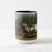 Tasse 2 Couleurs Marché du cheval (par Rosa Bonheur) (Centre)