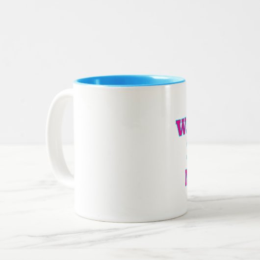 Tasse 2 Couleurs "Marcher Dead MaMa" (Devant gauche)