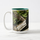 Tasse 2 Couleurs Marcher Grizzly sauvage Ours faune photo (Gauche)