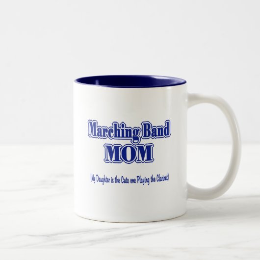 Tasse 2 Couleurs Marching Band Maman/ Clarinet (Droit)