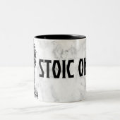 Tasse 2 Couleurs Marcus Aurelius - Stoic On! (Centre)