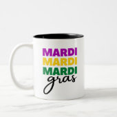 Tasse 2 Couleurs Mardi Gras (Gauche)