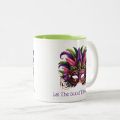 Tasse 2 Couleurs Mardi Gras (Devant droit)