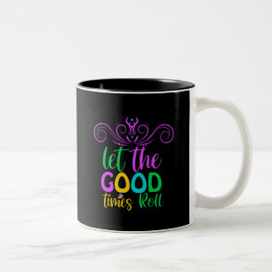 Tasse 2 Couleurs Mardi gras   Let The Good Times Roll