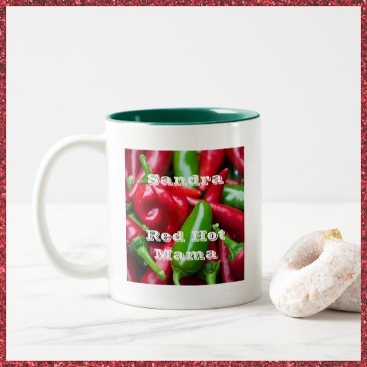 Tasse 2 Couleurs Mare rouge Hot Mama