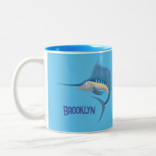 Tasse 2 Couleurs Marée de plaisance de l'espadon