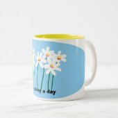 Tasse 2 Couleurs marguerite (Devant droit)