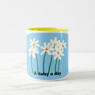 Tasse 2 Couleurs marguerite