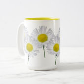 Tasse 2 Couleurs Marguerite Fleabanes (Devant gauche)