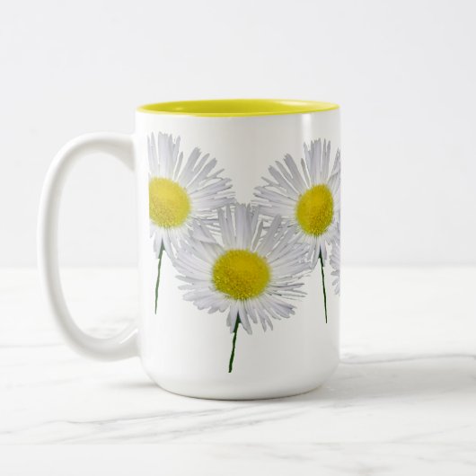 Tasse 2 Couleurs Marguerite Fleabanes (Gauche)