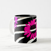Tasse 2 Couleurs "Marguerite folle " (Devant gauche)