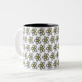 Tasse 2 Couleurs Marguerites (Devant gauche)