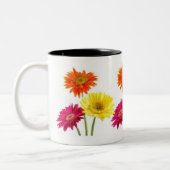 Tasse 2 Couleurs Marguerites de Gerbera (Gauche)
