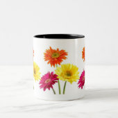 Tasse 2 Couleurs Marguerites de Gerbera (Centre)