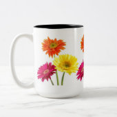 Tasse 2 Couleurs Marguerites de Gerbera (Gauche)