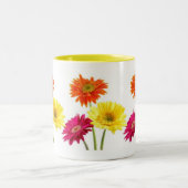Tasse 2 Couleurs Marguerites de Gerbera (Centre)