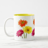 Tasse 2 Couleurs Marguerites de Gerbera (Gauche)