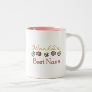 Tasse 2 Couleurs Marguerites et T-shirts de Nana du monde de roses