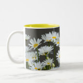 Tasse 2 Couleurs Marguerites sur Grey (Gauche)