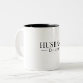 Tasse 2 Couleurs Mari établi 2025 (Devant gauche)