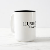Tasse 2 Couleurs Mari établi 2025 (Devant gauche)