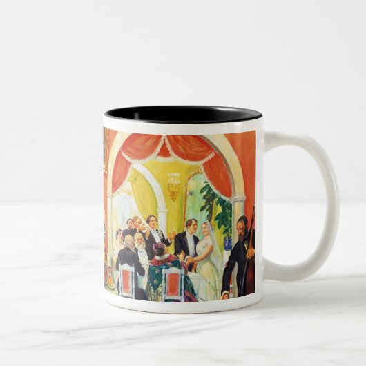 Tasse 2 Couleurs Mariage Feast, 1917 (Droit)
