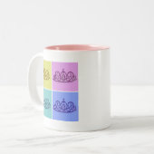 Tasse 2 Couleurs Mariage royal/Kate & William (Devant gauche)