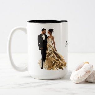 Tasse 2 Couleurs Mariage sur mesure