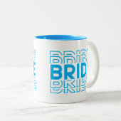 Tasse 2 Couleurs Mariée (Devant droit)