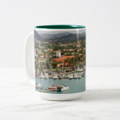 Tasse 2 Couleurs Marina d'Aruba (Devant gauche)