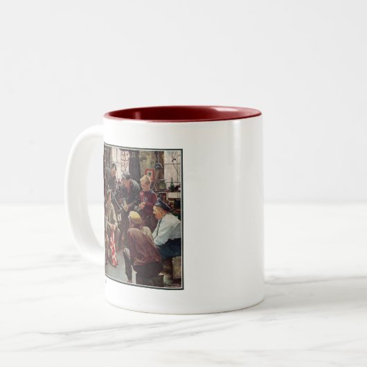 Tasse 2 Couleurs Marine (Devant gauche)