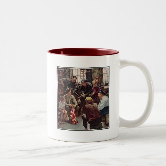 Tasse 2 Couleurs Marine (Droit)