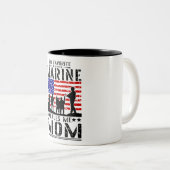 Tasse 2 Couleurs Marine Maman (Devant droit)