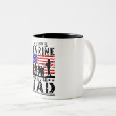 Tasse 2 Couleurs Marine Papa (Devant droit)