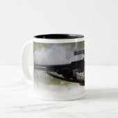 Tasse 2 Couleurs Marines tirant des fusils de chasse (Devant gauche)