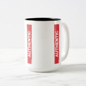 Tasse 2 Couleurs Marque Authentique (Devant droit)