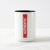 Tasse 2 Couleurs Marque Authentique (Centre)