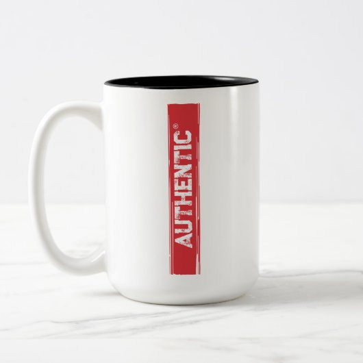 Tasse 2 Couleurs Marque Authentique (Gauche)