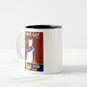 Tasse 2 Couleurs Marque blanche pour chats Lait entier (Devant gauche)
