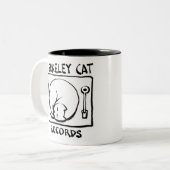 Tasse 2 Couleurs Marque de logo Berkeley Cat (Devant gauche)