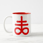 TASSE 2 COULEURS MARQUE DU DIABLE (Gauche)