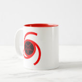 TASSE 2 COULEURS MARQUE DU DIABLE (Devant gauche)