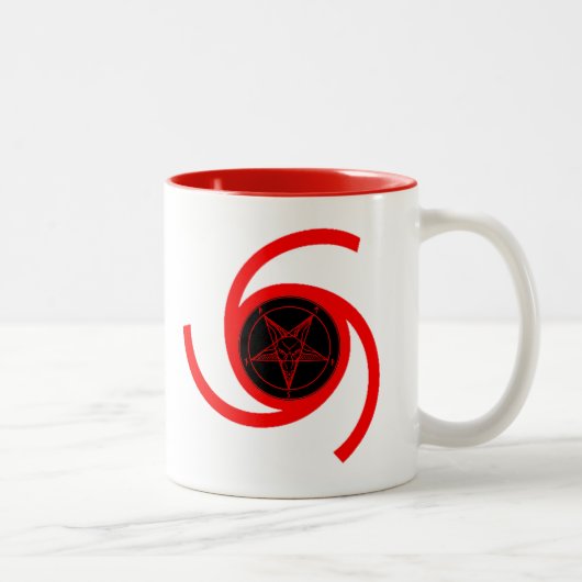 TASSE 2 COULEURS MARQUE DU DIABLE (Droit)