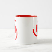 TASSE 2 COULEURS MARQUE DU DIABLE (Centre)